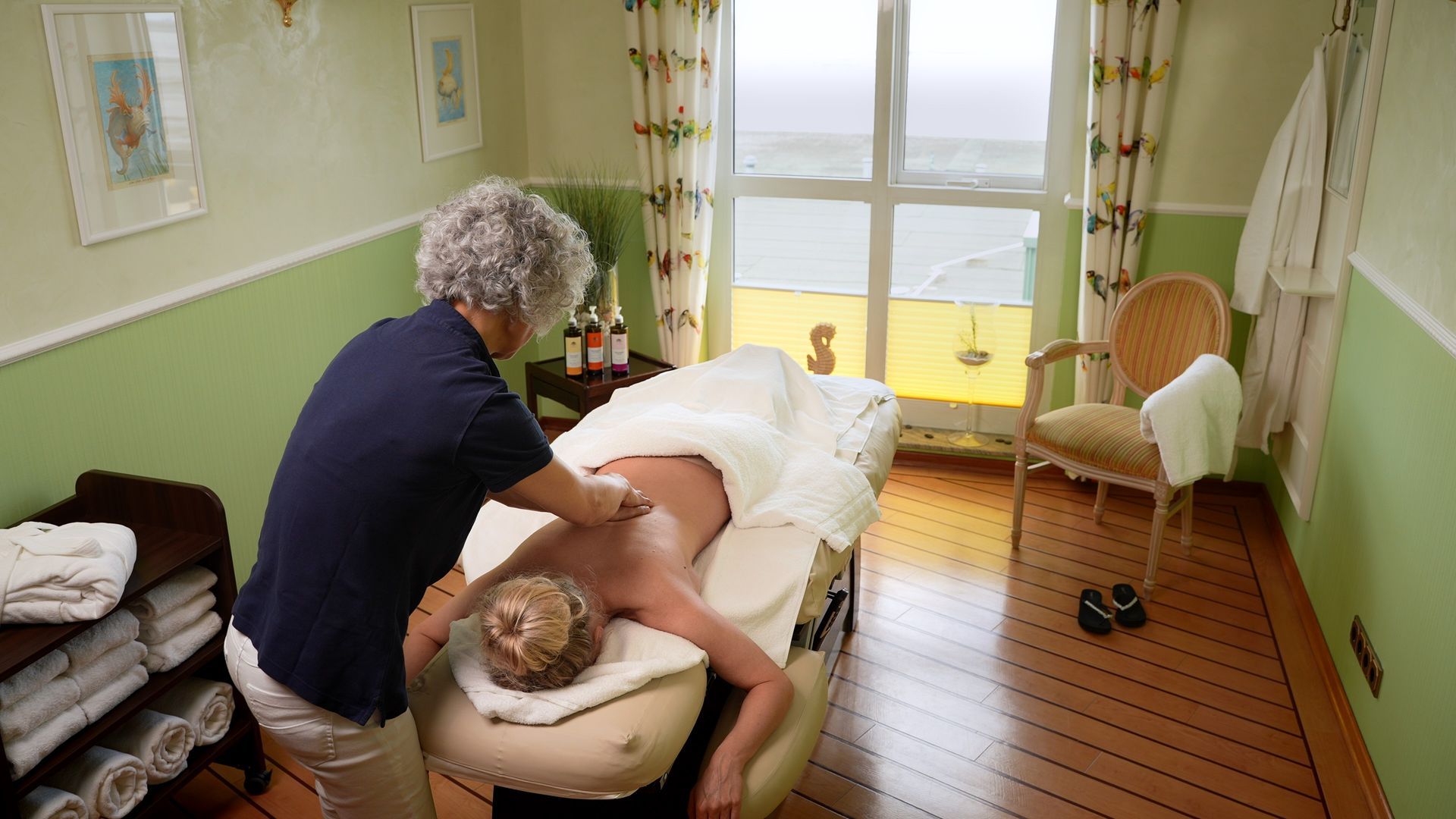 Massage in der Wellness-Perle