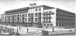 Architekturzeichnung des Admiralsflügels