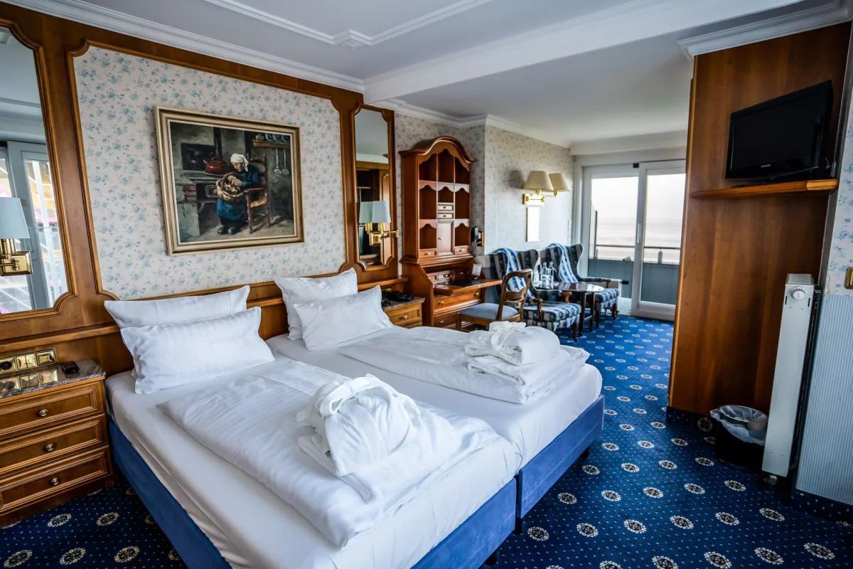 Panorama-Superior-Zimmer mit Blick zur Nordsee